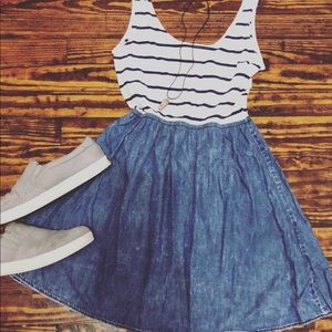 Nautical Jean dress